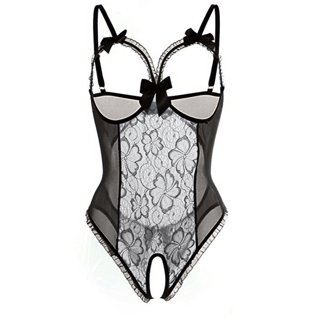 Transparent Sexy Lingerie Set  - Sheer Bra Lace recension och pris