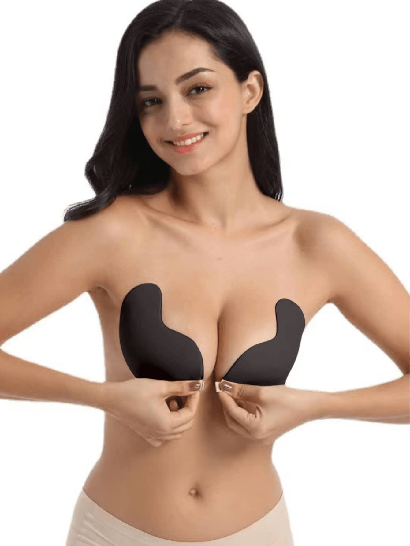 1 Pair Of Invisible Silicone B - Push Up Bra Silicone recension och pris