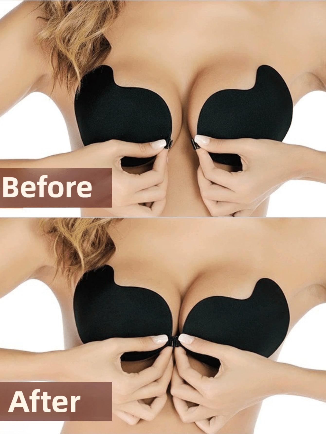 1 Pair Of Invisible Silicone B - Push Up Bra Silicone recension och pris