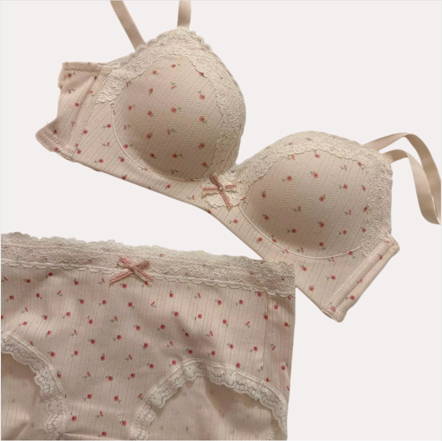Teenage Sexy Lace Floral Bra S - Cotton Bra Everyday recension och pris