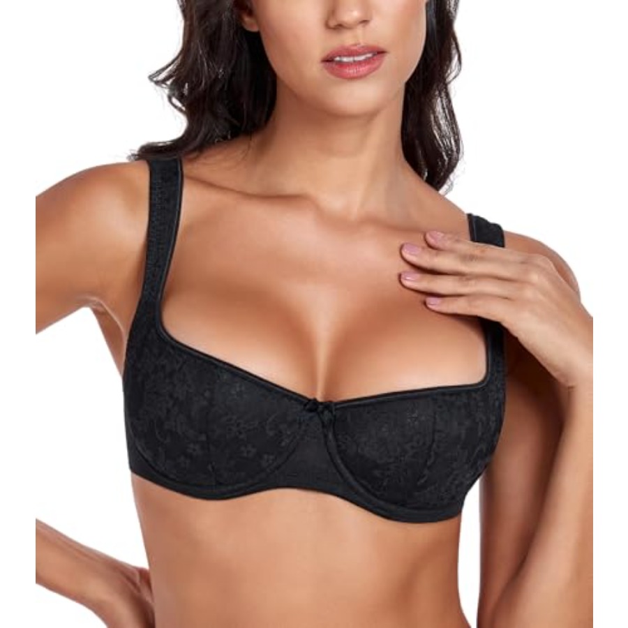 DotVol Women's Lightly Padded  - Demi Bra Balconette recension och pris
