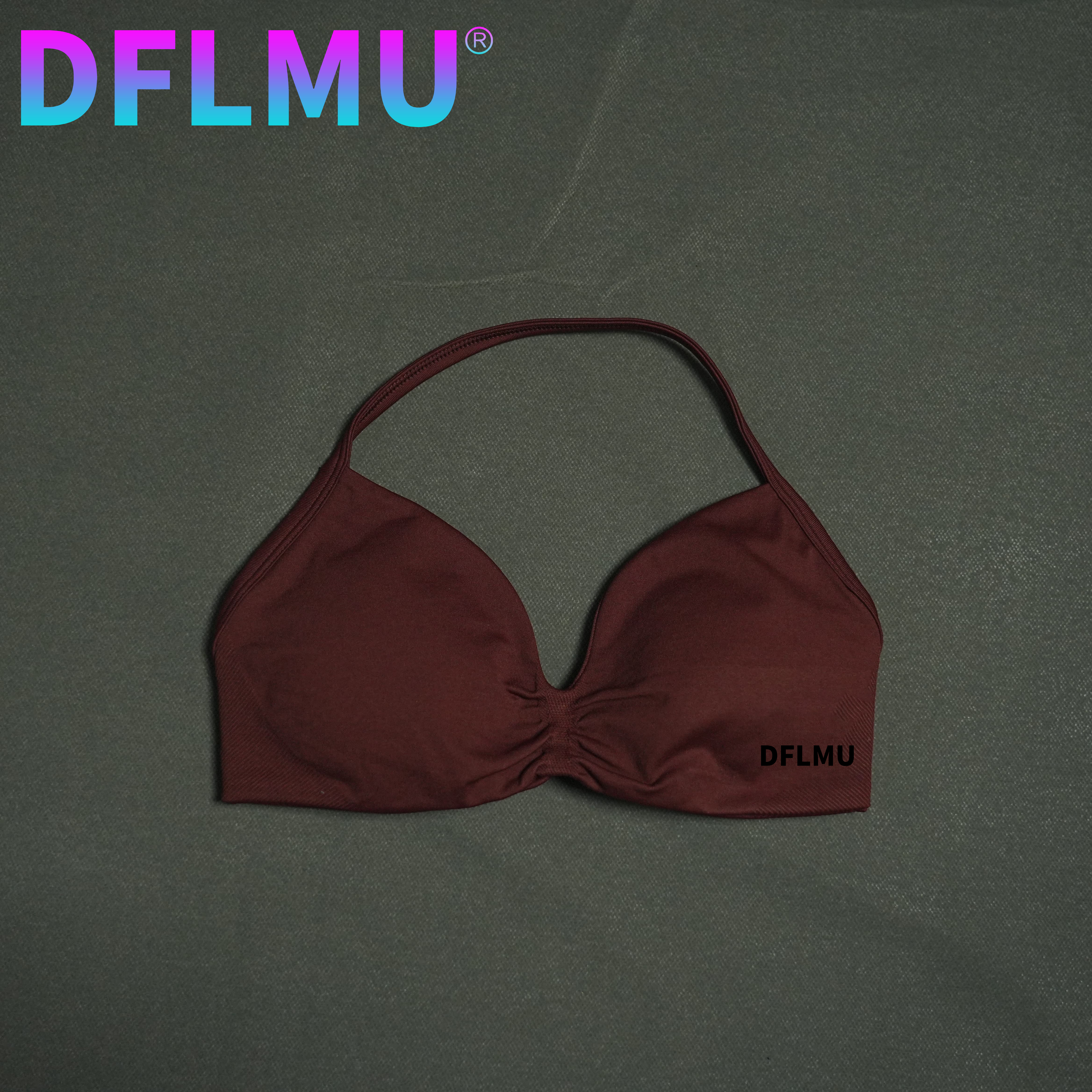DFLMU Women Halter Sports Bra  - Underwire Bra Padded recension och pris