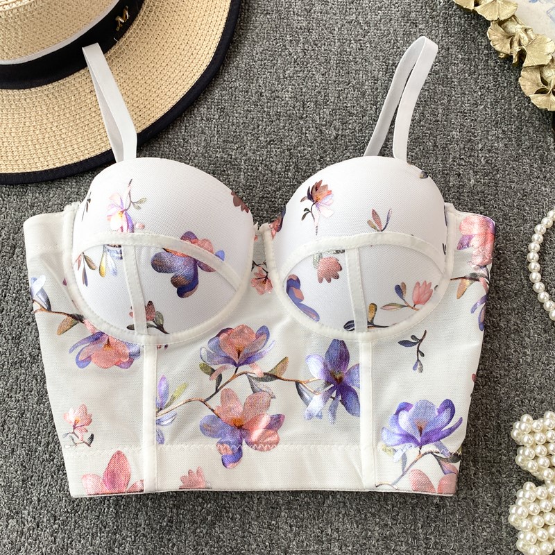 Women Sexy Floral printed Cors - Cotton Bra Everyday recension och pris
