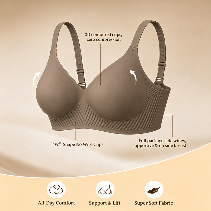 Full Coverage Push Up Jelly Su - Wirefree Bra Comfort recension och pris