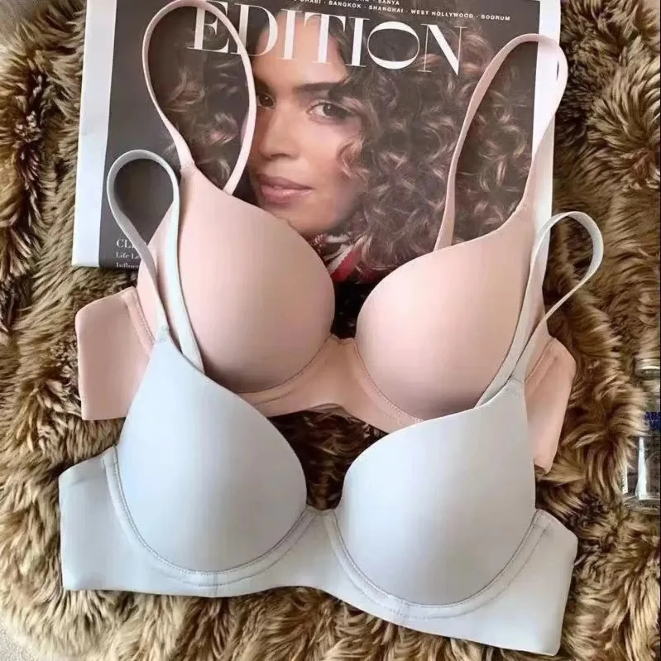 Lingerie for Women Seamless Pu - T Shirt Bra Seamless recension och pris