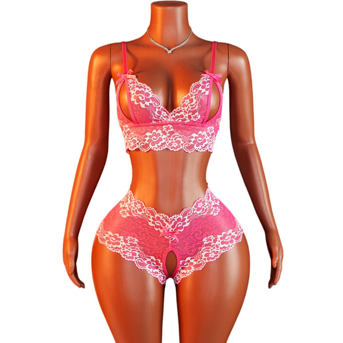 Women's Sexy Lingerie Set Slin - Sheer Bra Lace recension och pris