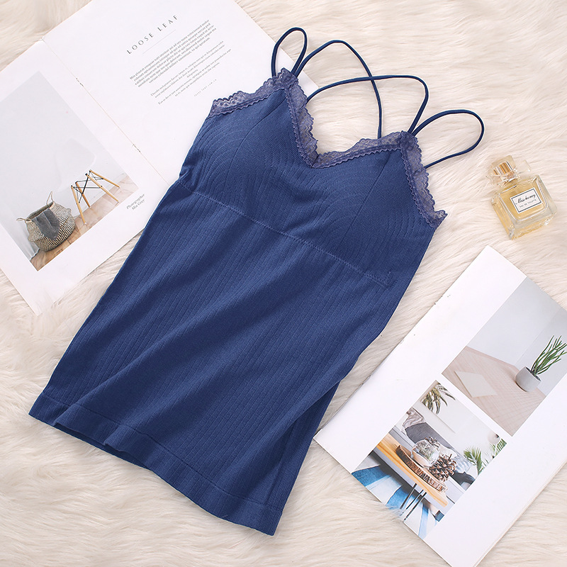Women Padded Tank Top Seamless - T Shirt Bra Seamless recension och pris
