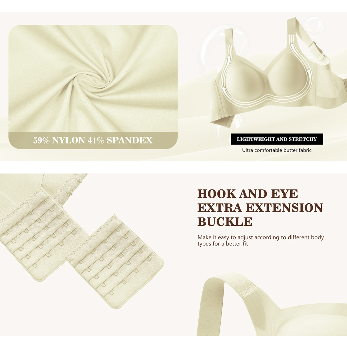 Women Wirefree Bras for Women  - Full Coverage Bra recension och pris