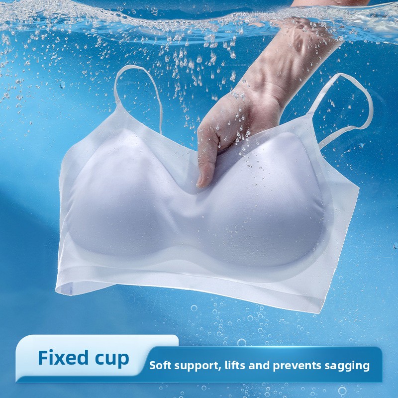 Ice Silk Sleep Bra Tank Top Wo - Sleep Bra Bralette recension och pris