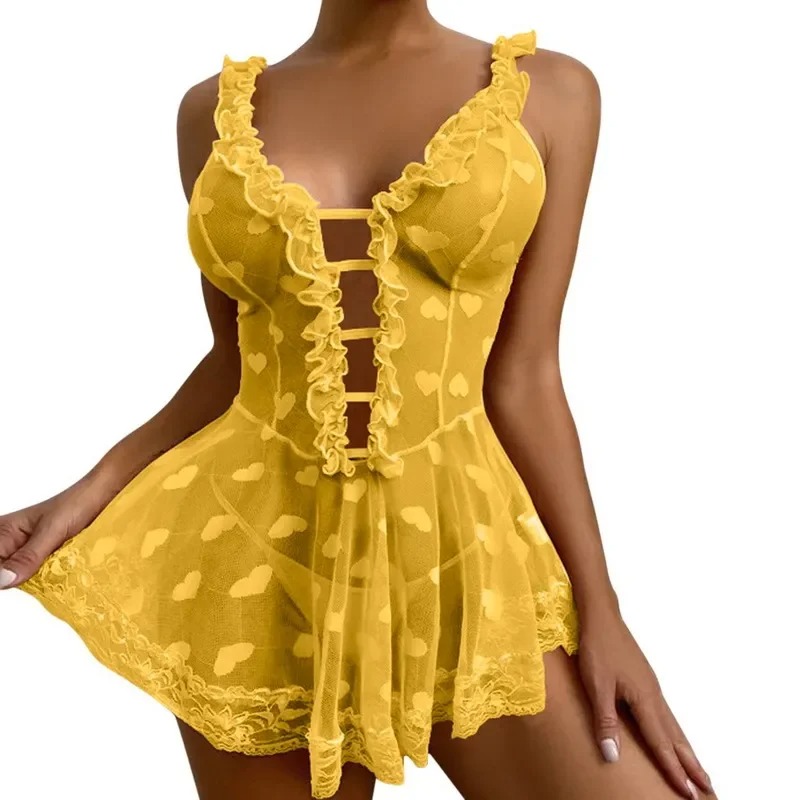 Nighty for Ladies Hot Romantic - Sheer Mesh Bra recension och pris