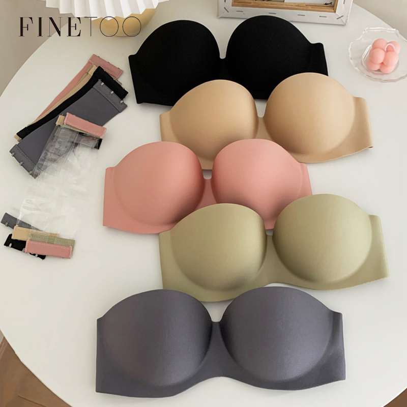 FINETOO Sexy Strapless Bras Wo - T Shirt Bra Seamless recension och pris