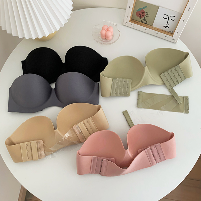 FINETOO Sexy Strapless Bras Wo - T Shirt Bra Seamless recension och pris