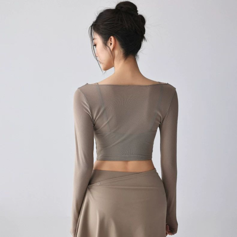 Women's Sheer Mesh Long Sleeve - Sheer Mesh Bra recension och pris