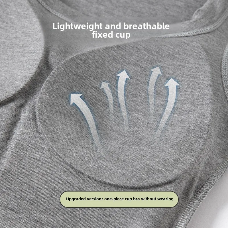 Women's Breathable Workout Ves - T Shirt Bra Seamless recension och pris